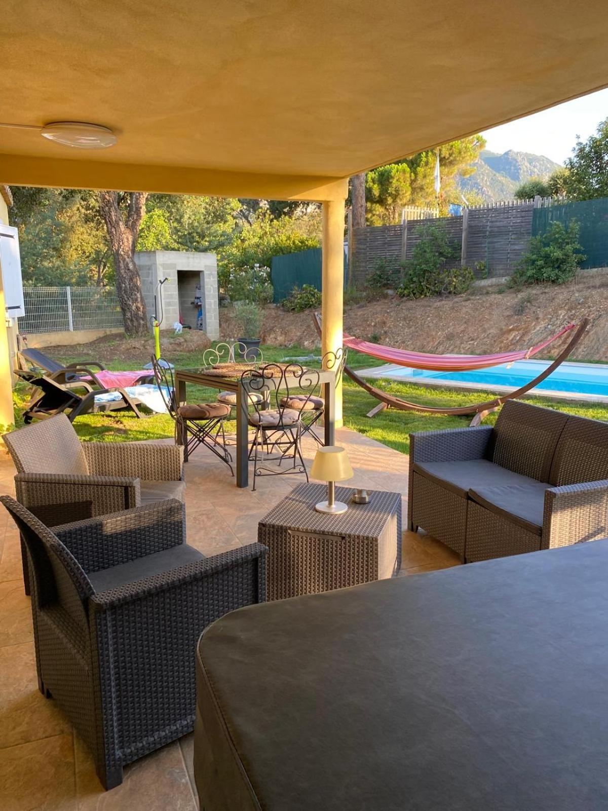 Apartamento Agreable Rez De Jardin Avec Piscine Et Jacuzzi Cervione Exterior foto