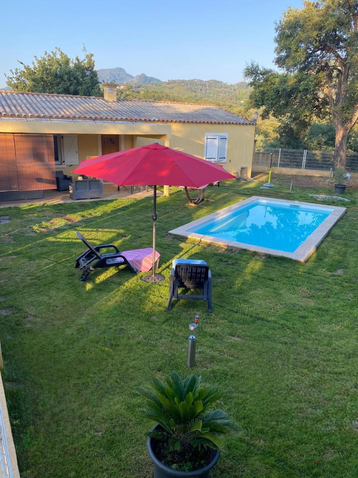 Apartamento Agreable Rez De Jardin Avec Piscine Et Jacuzzi Cervione Exterior foto